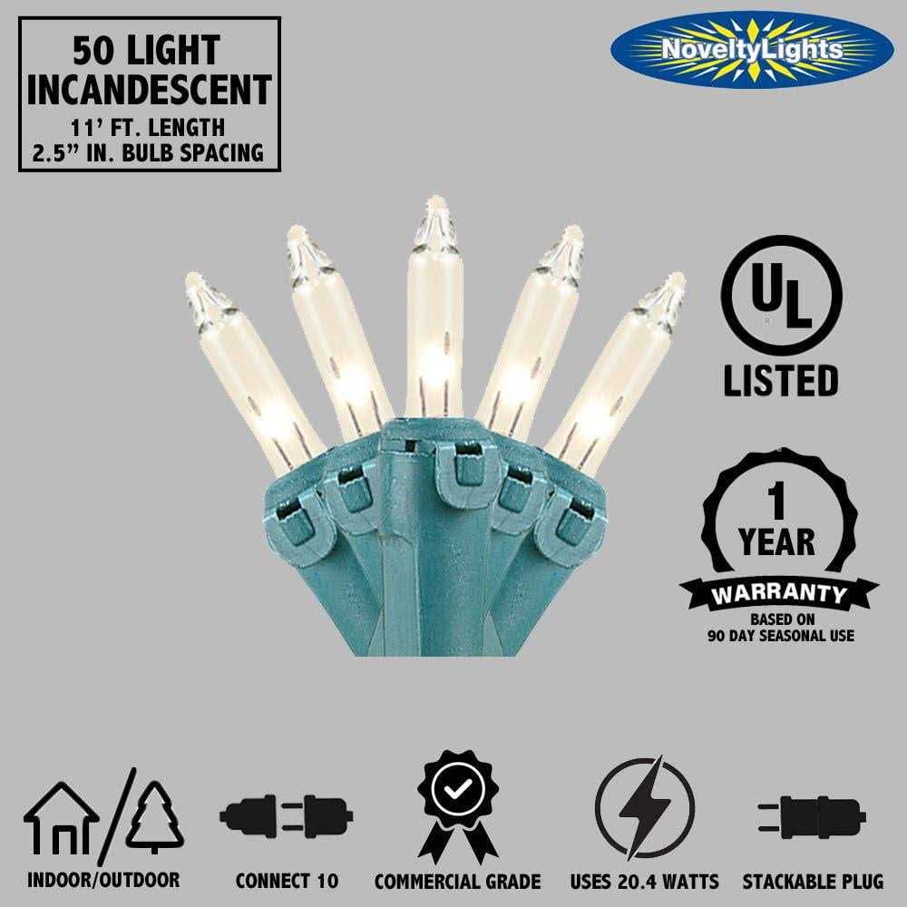 Novelty Lights Inc 50 Light Mini Christmas Lights String - Image 5
