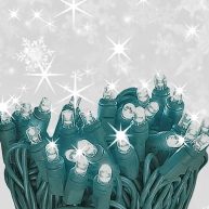 5mm LED Strobe Lights SuperSpark Cool White Strobe Light String