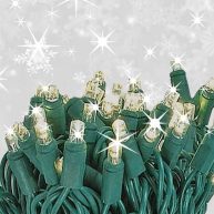 5mm LED Strobe Lights SuperSpark Cool White Strobe Light String