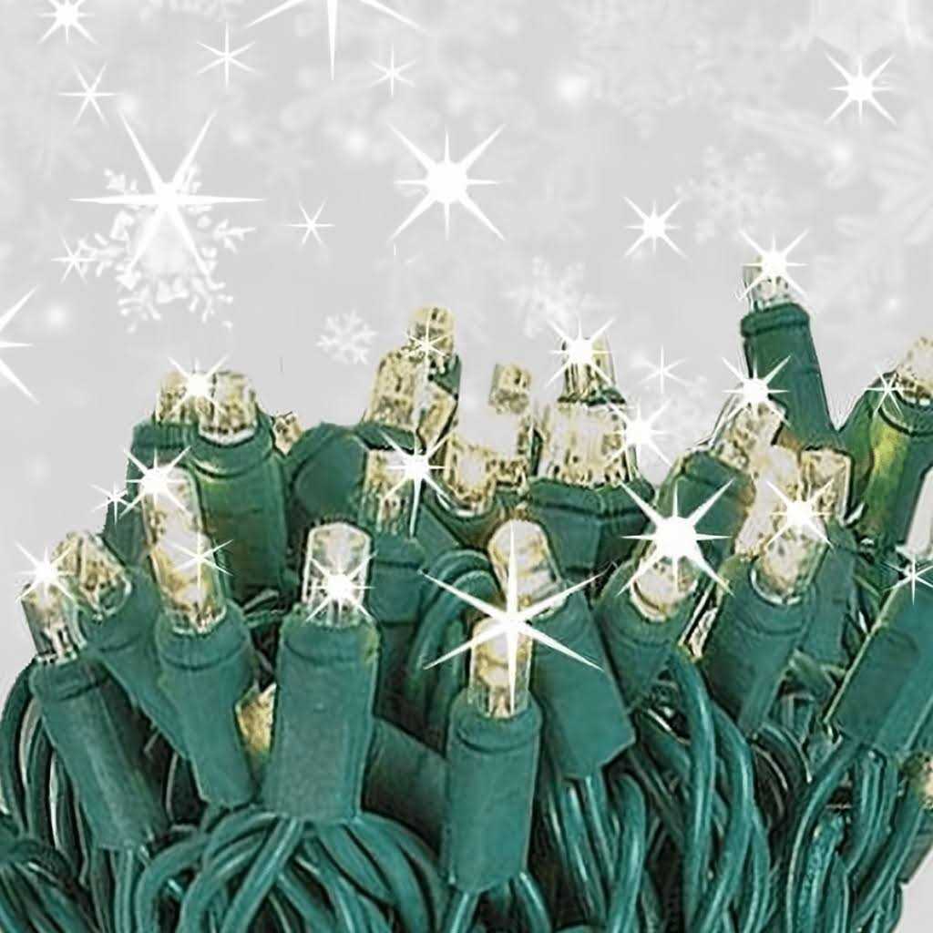 5mm LED Strobe Lights SuperSpark Cool White Strobe Light String