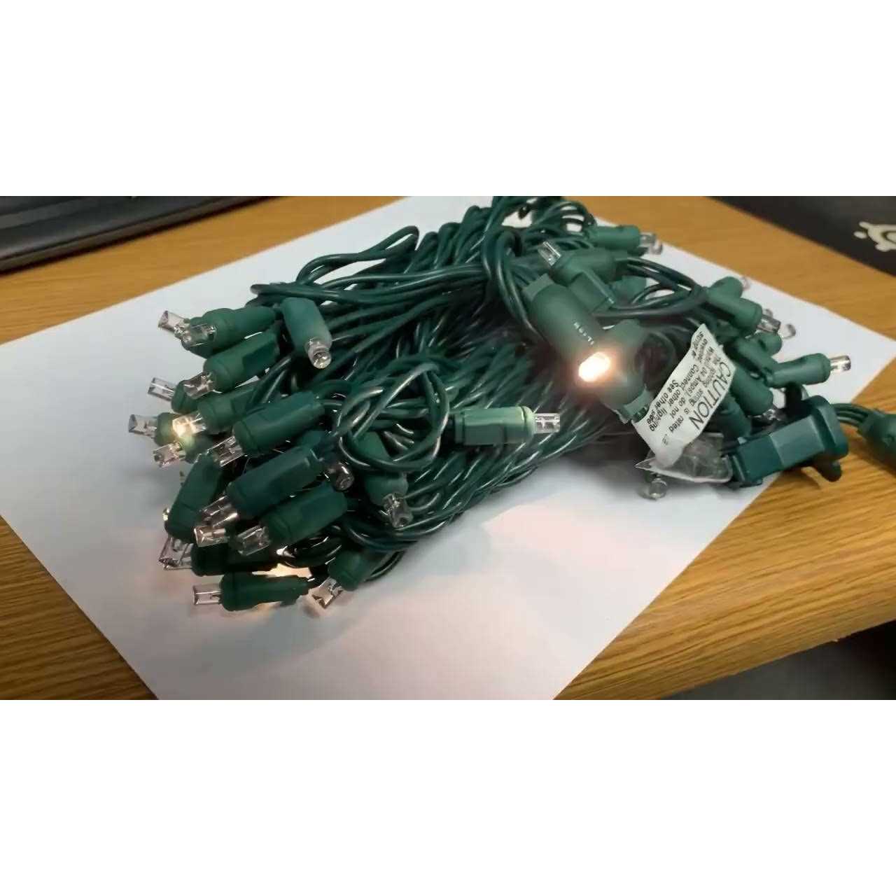 5mm LED Strobe Lights SuperSpark Cool White Strobe Light String - Image 2