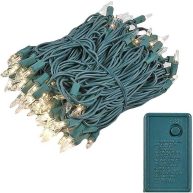 Novelty Lights 140 Light Chasing Patio Party Christmas Mini Light Set