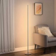 Allana 58 Dimmable LED Corner Floor Lamp Wrought Studio Base Finish