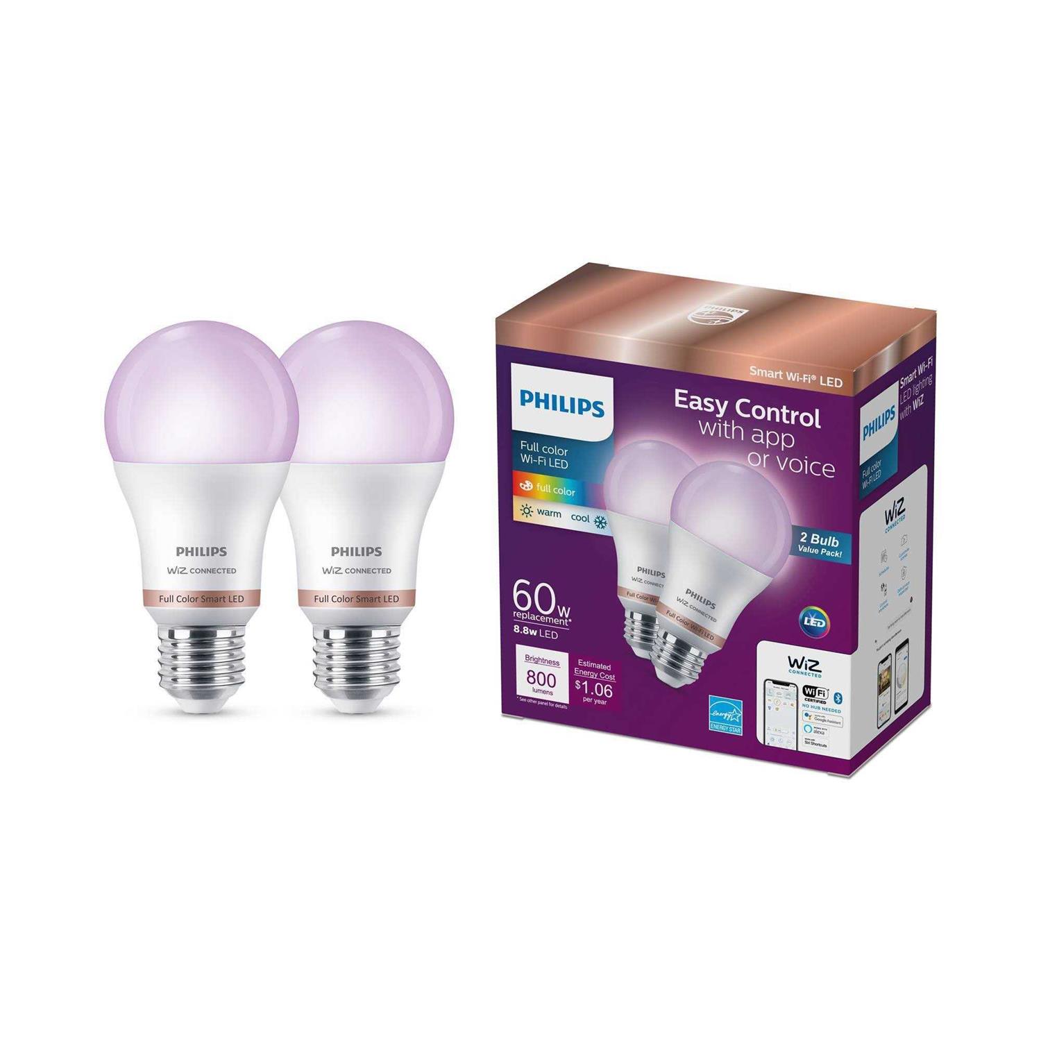 Philips Smart Wi-Fi Connected LED A19 Light Bulb - Image 5