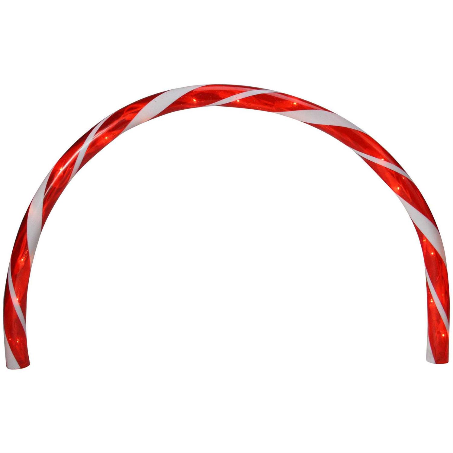 Northlight Set of 3 Candy Cane Arch Outdoor Christmas Pathway Markers