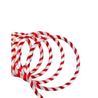 Northlight 18′ Red and White Striped Candy Cane Christmas Rope Light