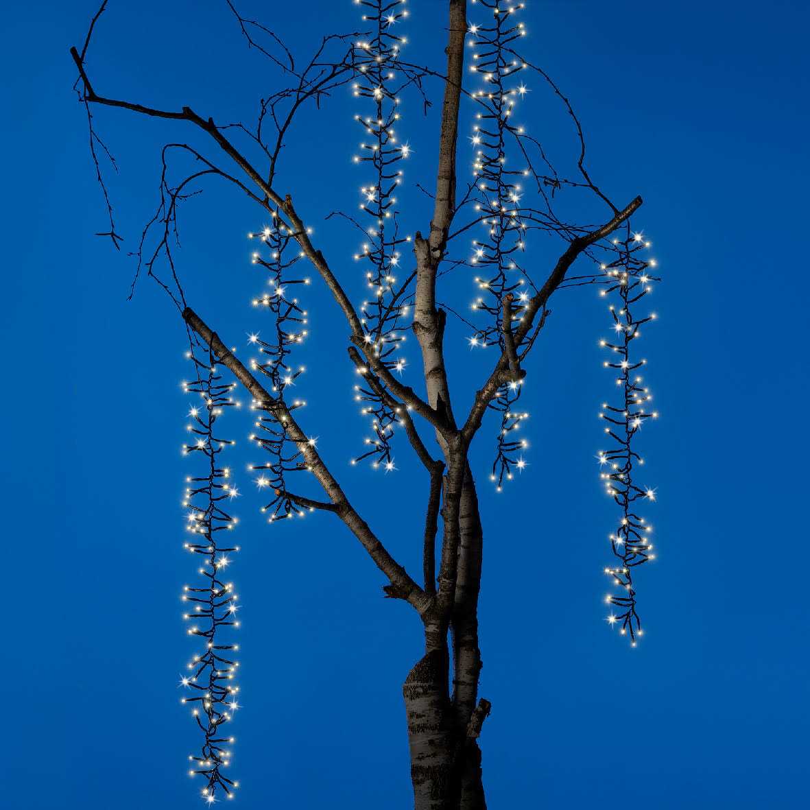 39 FT Cascade Extension Set Warm White Christmas Lights - Image 3