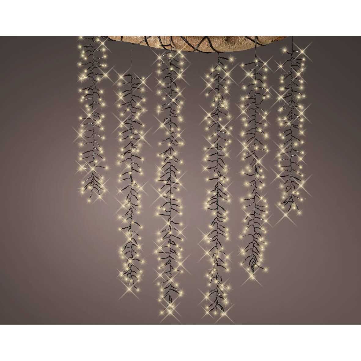39 FT Cascade Extension Set Warm White Christmas Lights - Image 4