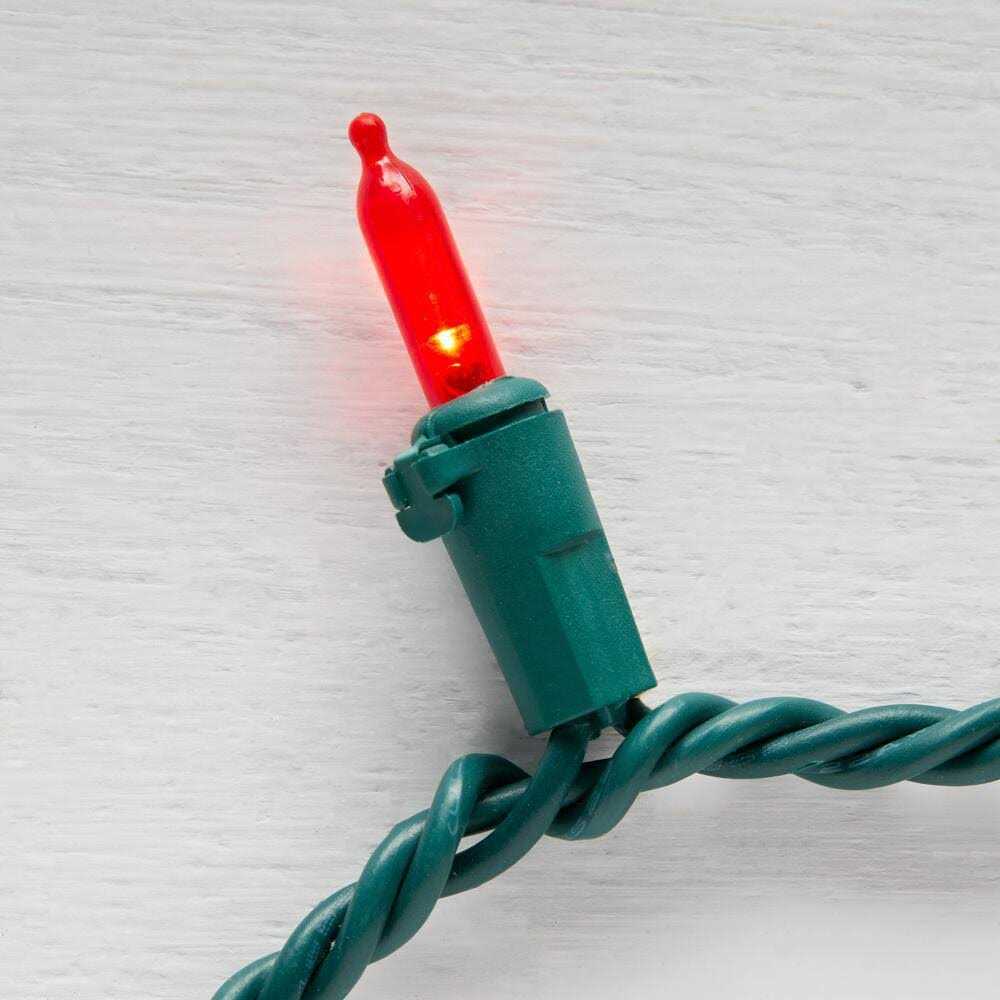 100L Red/Warm White Mini LED Lights Home Accents Holiday - Image 2