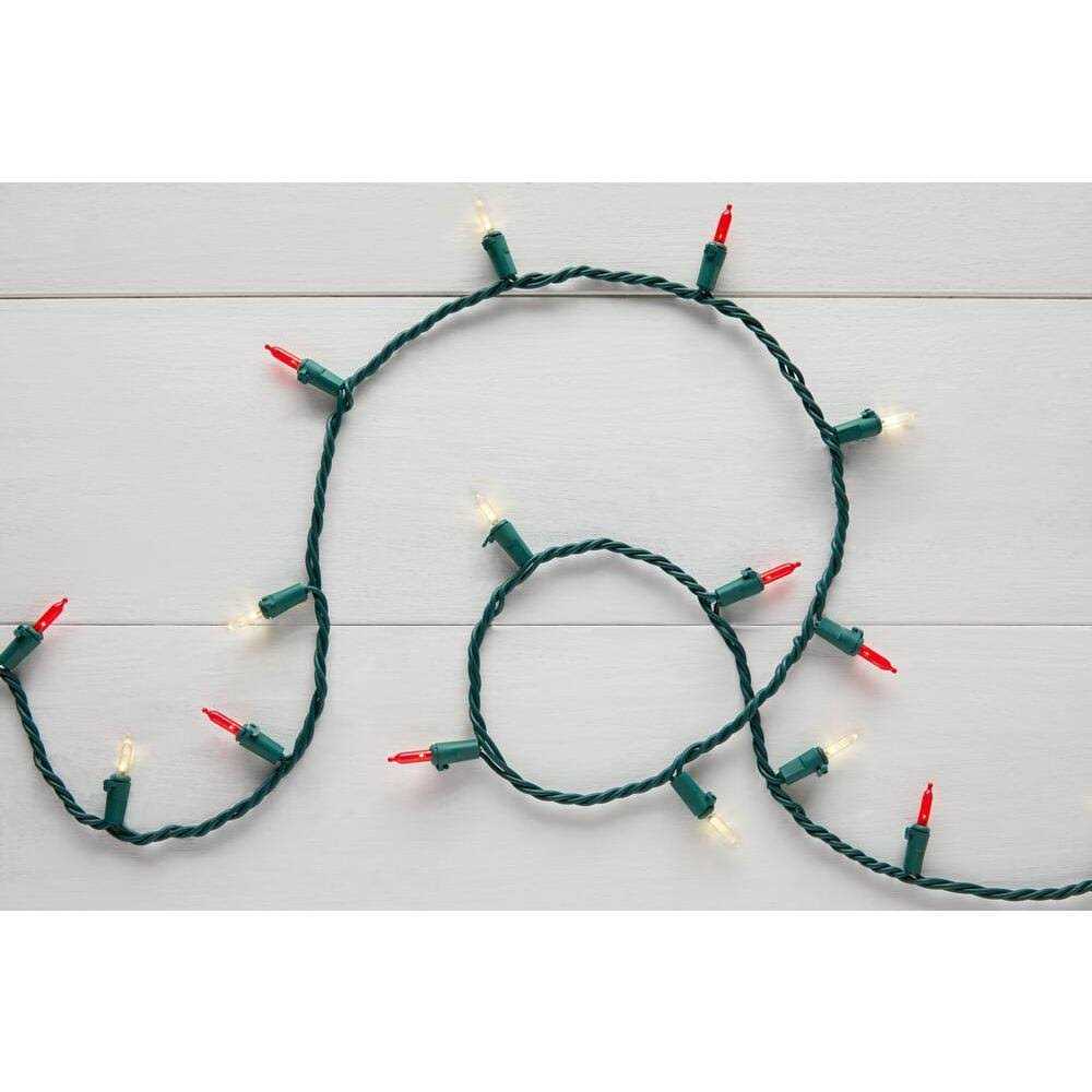 100L Red/Warm White Mini LED Lights Home Accents Holiday - Image 5