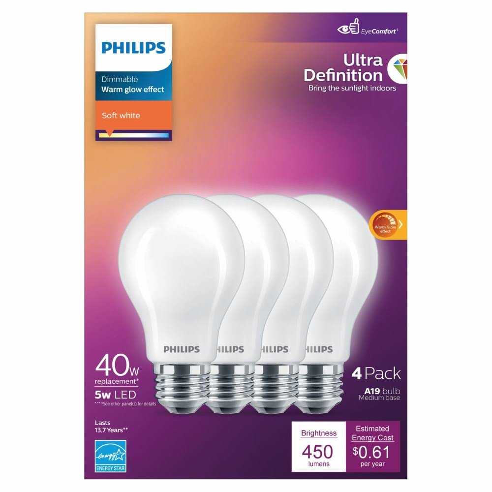 Philips A19 LED Light Bulbs