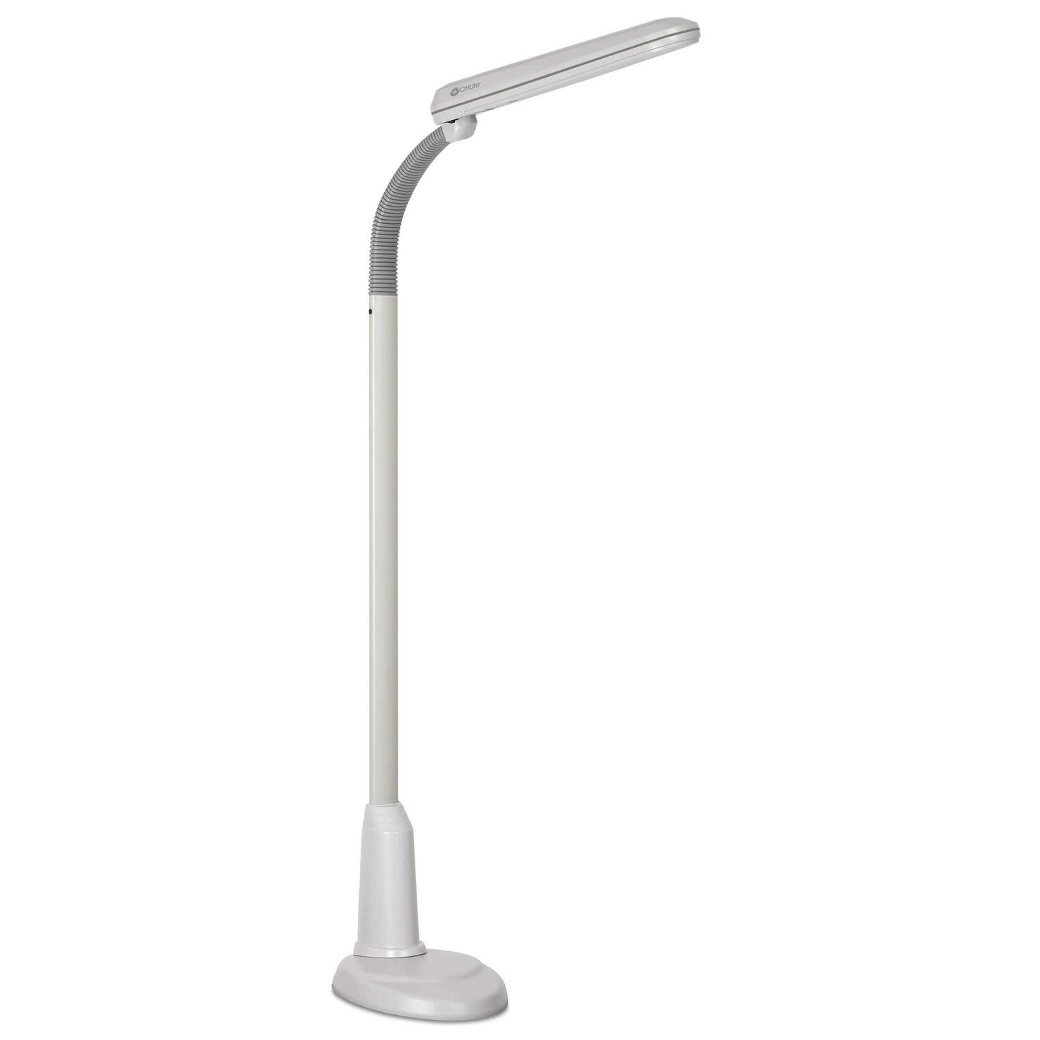 OttLite 24W Craft Plus Floor Lamp in Dove