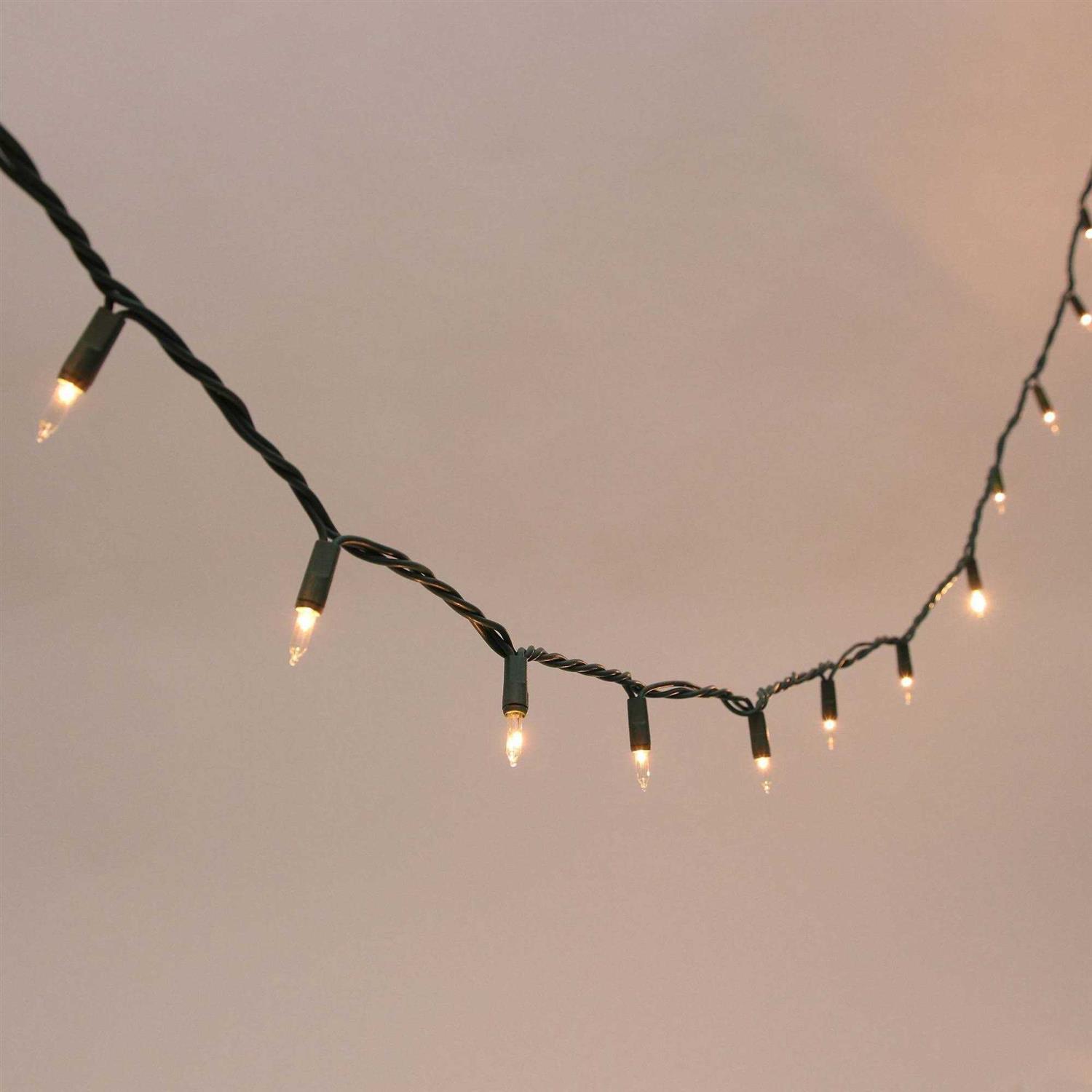 Philips 100ct Incandescent Smooth Heavy Duty Mini Christmas String Lights