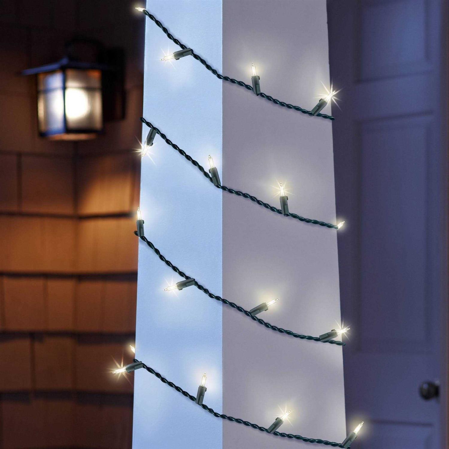 Philips 100ct Incandescent Smooth Heavy Duty Mini Christmas String Lights - Image 4