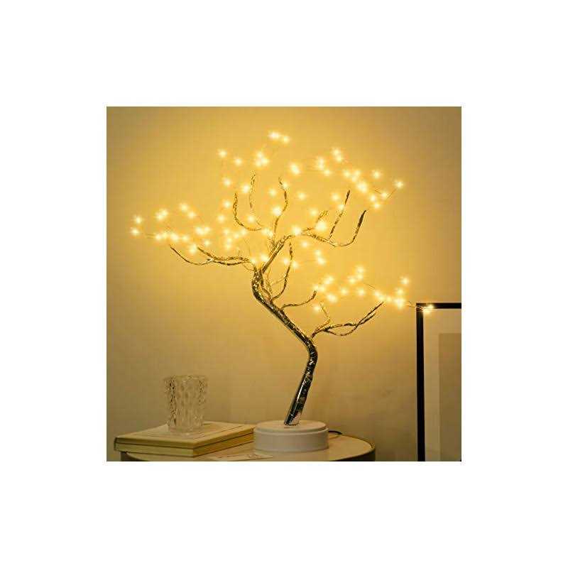 108 LED Sparkly Fairy Spirit Tree Lamp Remote Control DIY Artificial Tree Lamp - Image 3