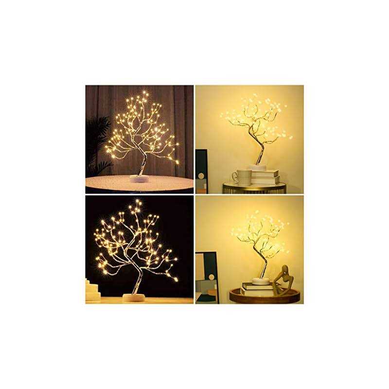 108 LED Sparkly Fairy Spirit Tree Lamp Remote Control DIY Artificial Tree Lamp - Image 4