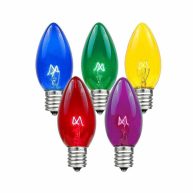 Novelty Lights C7 Outdoor Christmas Replacement Bulbs