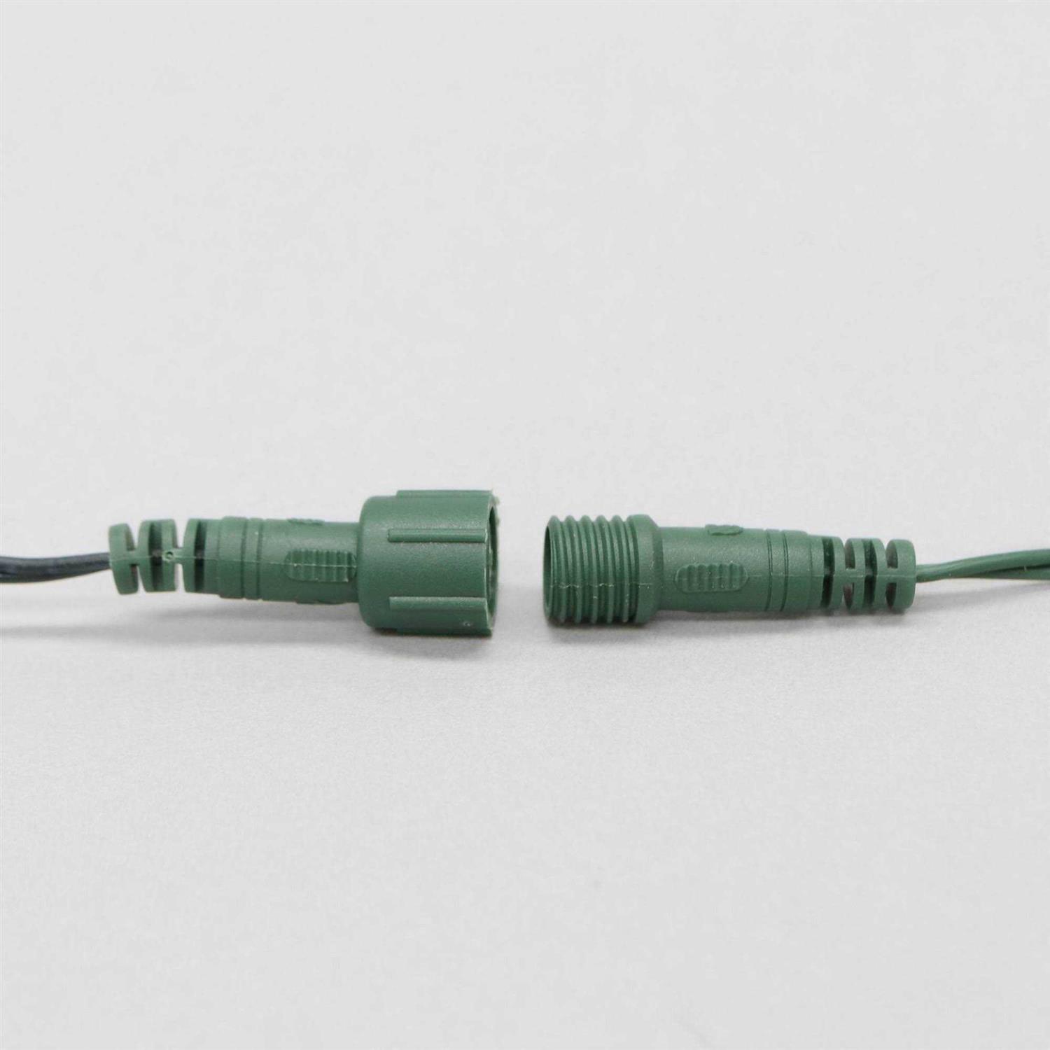 Philips Heavy Duty 50ct Battery Operated LED Dewdrop String Lights Green Wire - Image 3