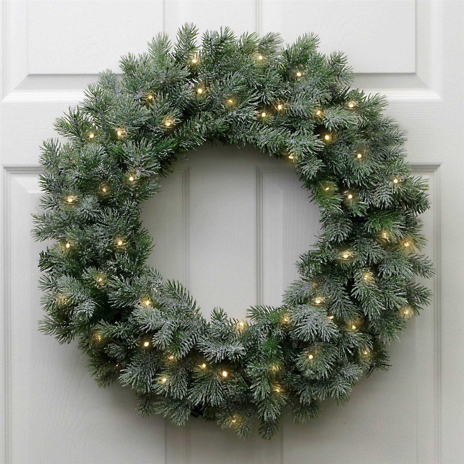 Philips Heavy Duty 50ct Battery Operated LED Dewdrop String Lights Green Wire - Image 5