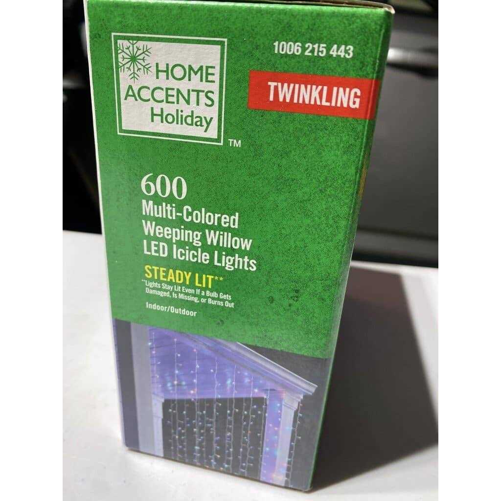 600L Multi LED Weeping Willow Icicle Lights Home Accents Holiday - Image 5