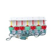 Novelty Lights 7 Light Traditional Christmas Bubble Light Set