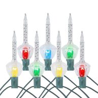 Novelty Lights 7 Light Traditional Christmas Bubble Light Set