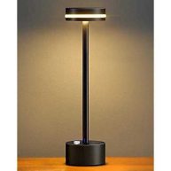 PUSU Portable Table Lamp Battery Powered LED Lamp Cordless Table Lights 3-Level Brightness Touch Control,for Home Office Bedroom Hotel Room