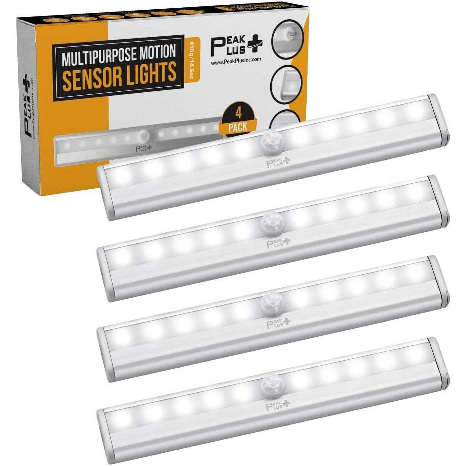 PeakPlus LED Motion Sensor Light LED Battery Operated Lights Under Cabinet Lighting