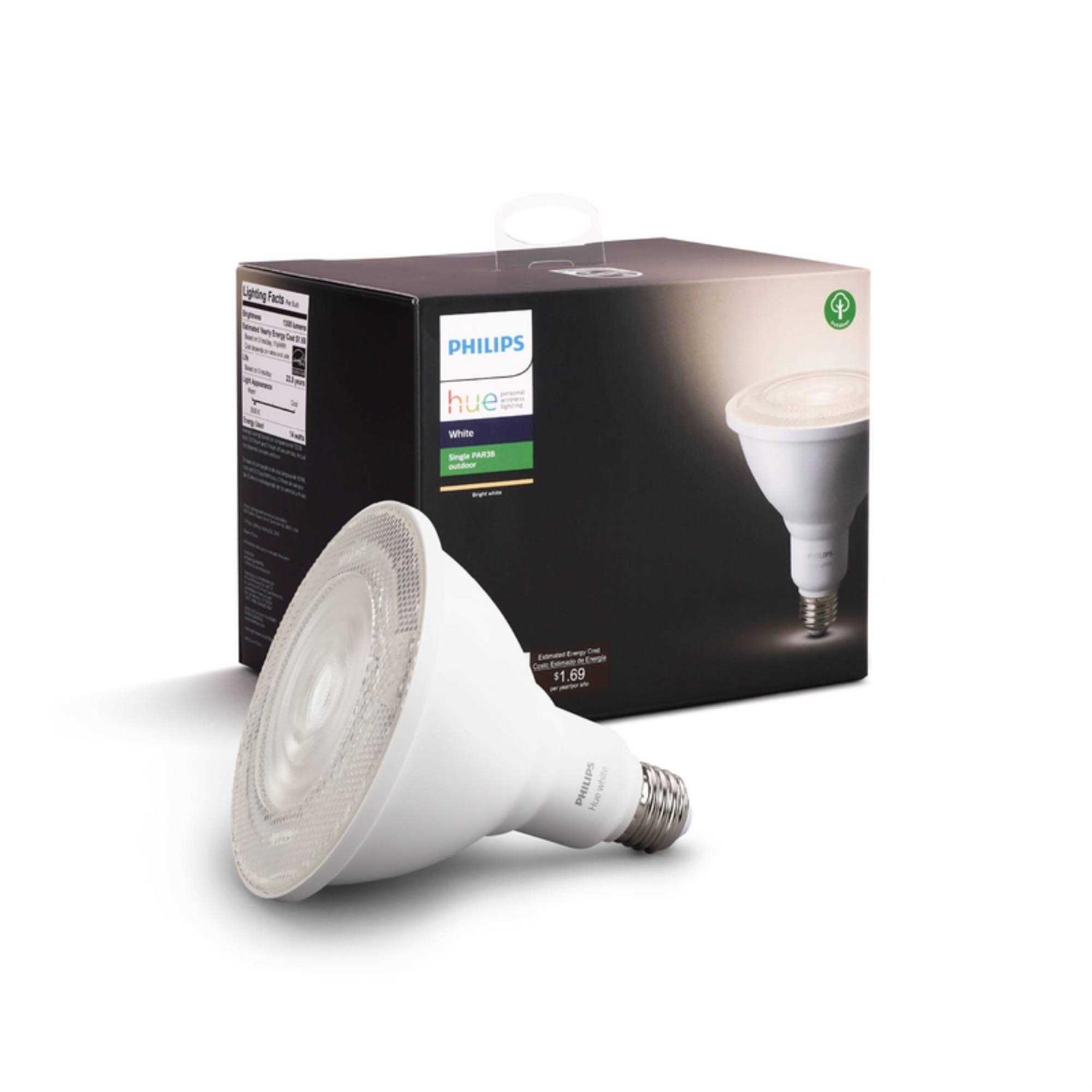 Philips Hue White Smart PAR38 Light Bulb