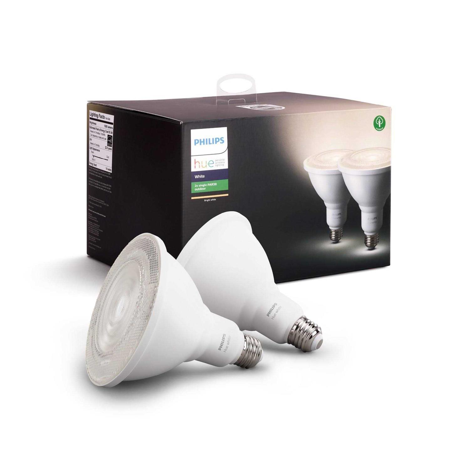 Philips Hue White Smart PAR38 Light Bulb
