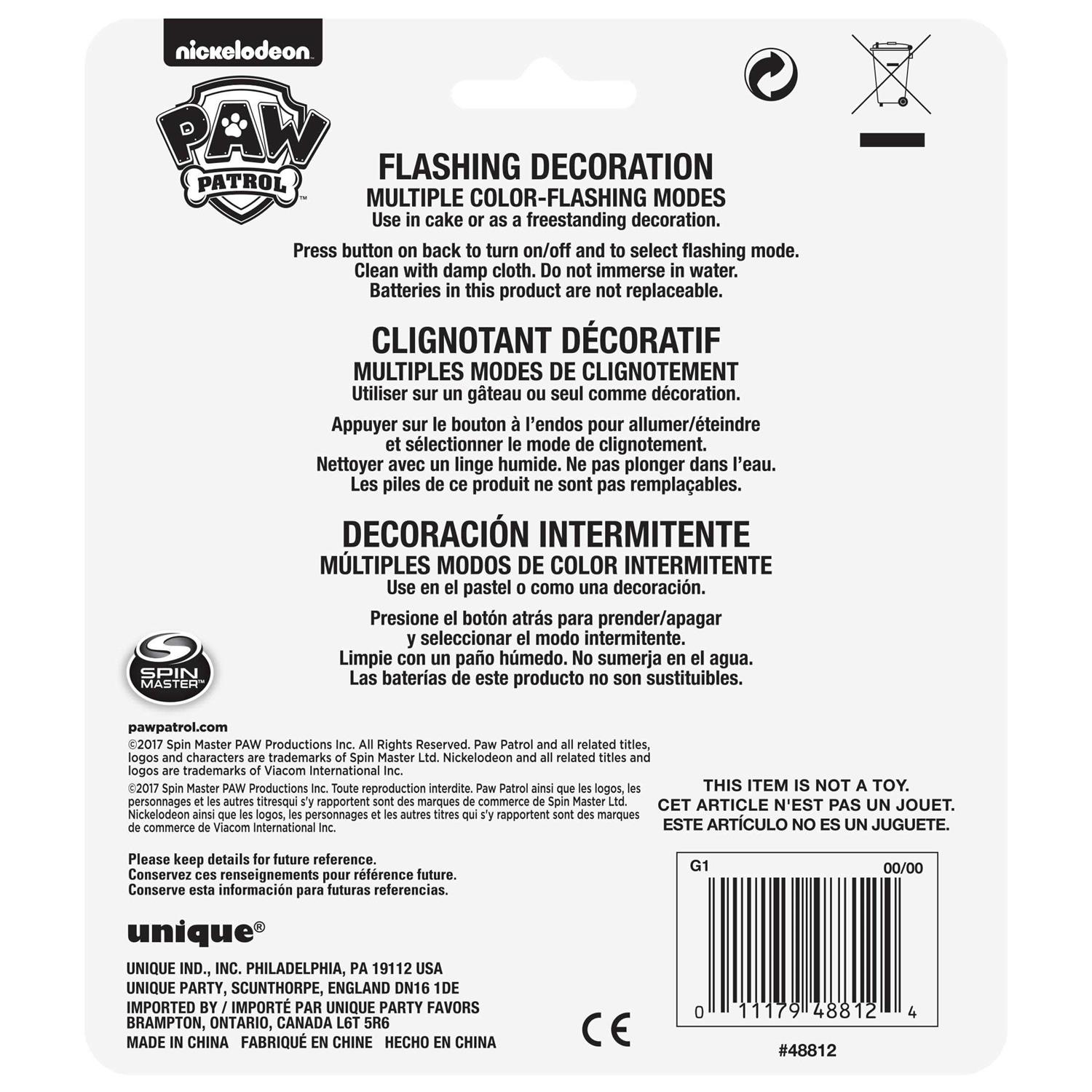 Paw Patrol LED Light Up Decoration - Image 4