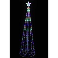 Alpine Corporation Christmas Tree with 8 Functions & 300 LED Lights