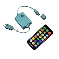 Novelty Lights Power Supply With Remote For Color Changing Coaxial RGB + Warm White LED Mini Lights