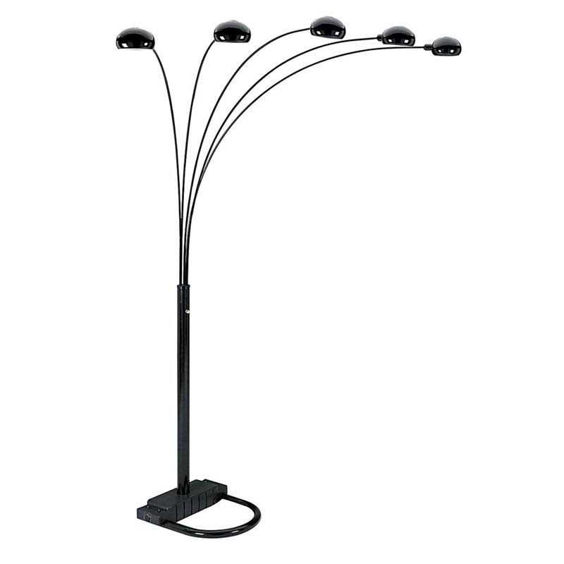 Ore International 5 Arms Arch Floor Lamp