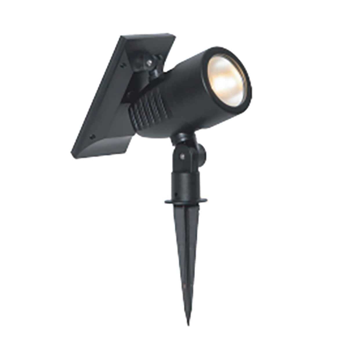 Portfolio 60LM Solar Spot Light in Black SL1832