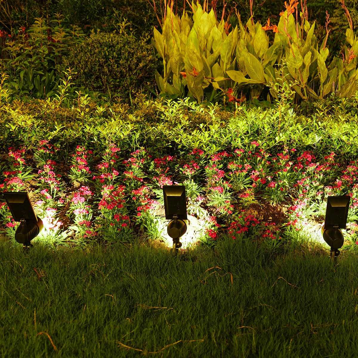 Portfolio 60LM Solar Spot Light in Black SL1832 - Image 5