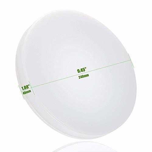 Airand 5000K LED Ceiling Light Flush Mount 18W 1650LM Round LED Ceiling Lamp for Kitchen - Image 2