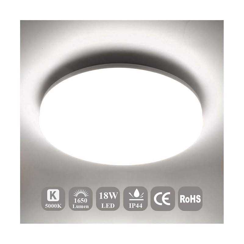 Airand 5000K LED Ceiling Light Flush Mount 18W 1650LM Round LED Ceiling Lamp for Kitchen - Image 5