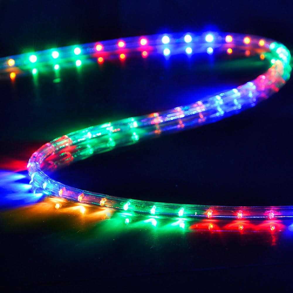 150ft Waterproof LED Rope Light with Power Cord & Connector - Image 2