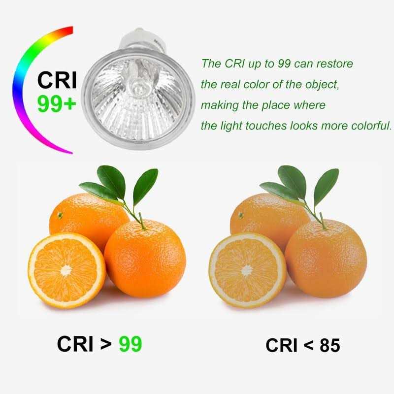 PaeorRorL GU10 Halogen Light Bulbs,6 Pack 50W Dimmable MR16 GU10 Light Bulbs with Glass Cover,gu10+c 120v Bulbs for Track&Recessed Lighting,2700K - Image 4