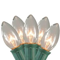 Northlight Set of 15 Clear Lighted C9 Christmas Pathway