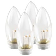 612 Vermont Ultra Bright Battery Operated LED Window Candle Replacement Bulbs