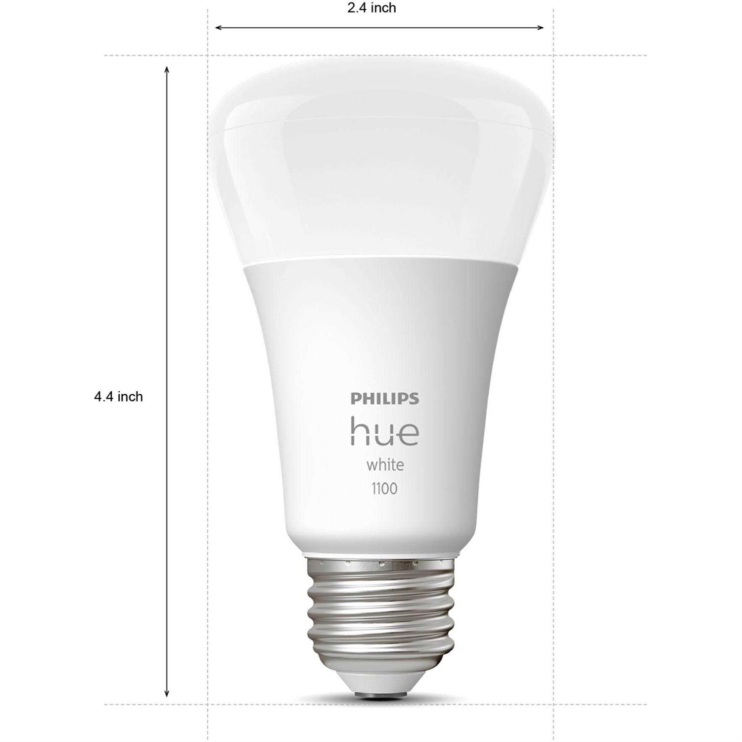 Philips Hue A19 75W Smart LED Bulb White - Image 2