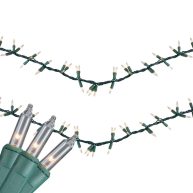 Northlight 300-Count Clear Mini Christmas Light Garland Set