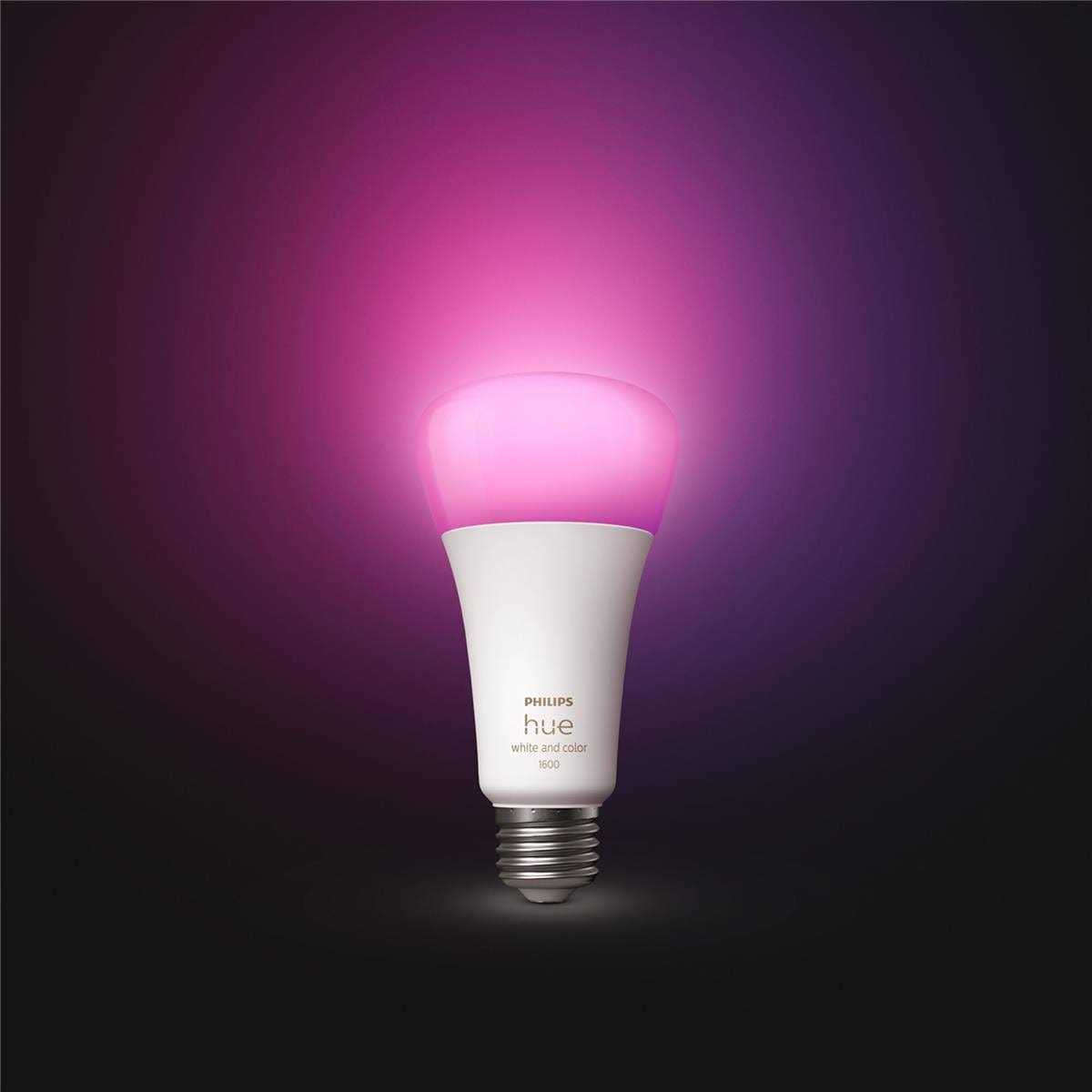 Philips Hue White and Color Ambiance A21 LED Smart Bulb 562982 - Image 4