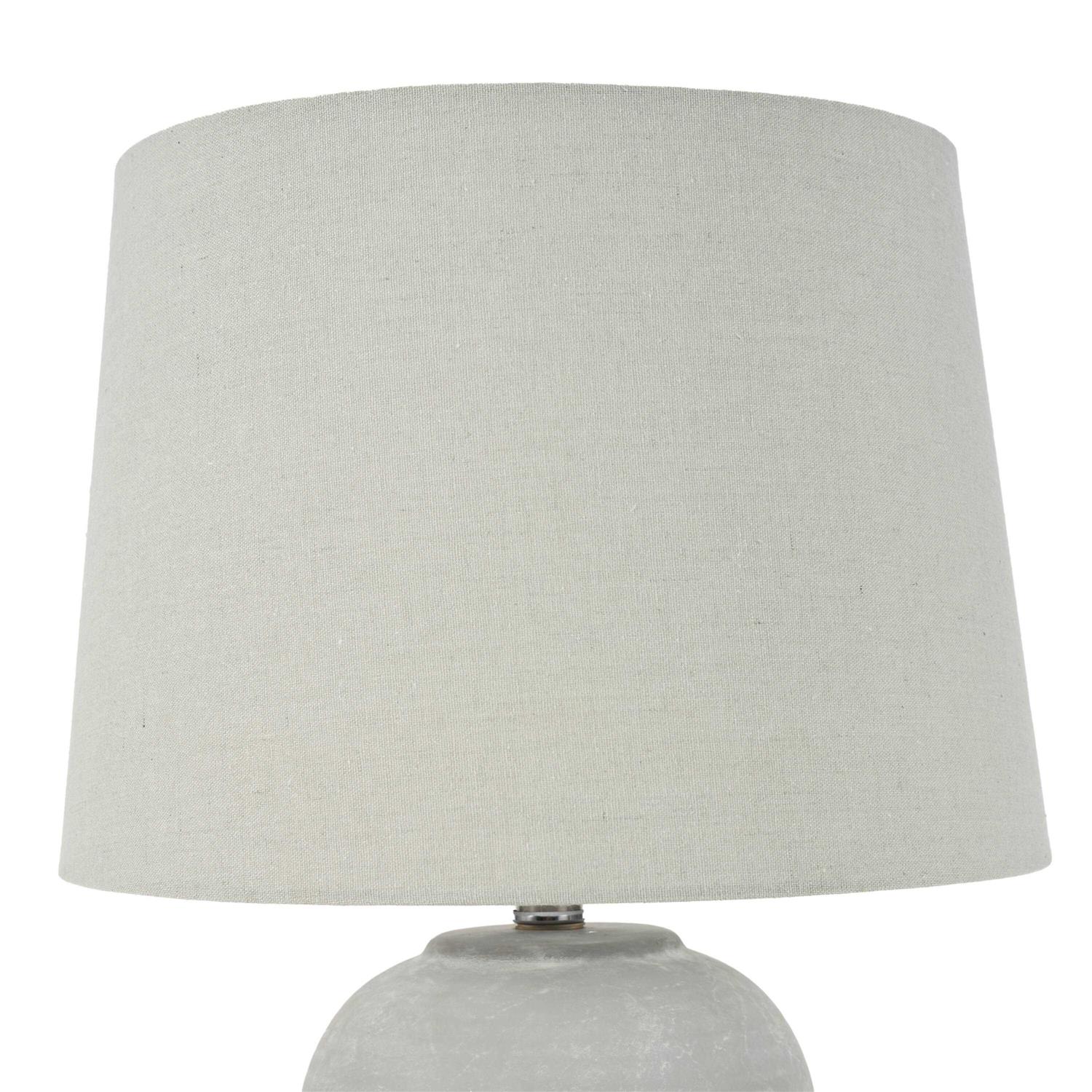 Nourison 23 Ceramic Pot Table Lamp for Bedroom - Image 3