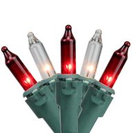 Northlight 100-Count Red and Clear Mini String Christmas Light Set