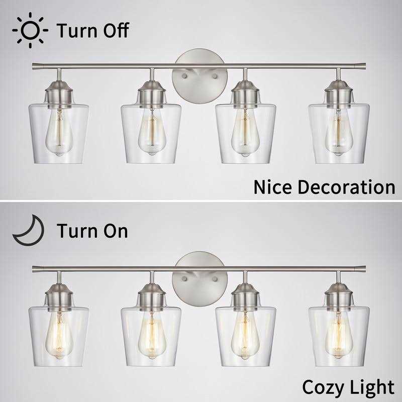 4 Light Dimmable Vanity Light KAWOTI - Image 4