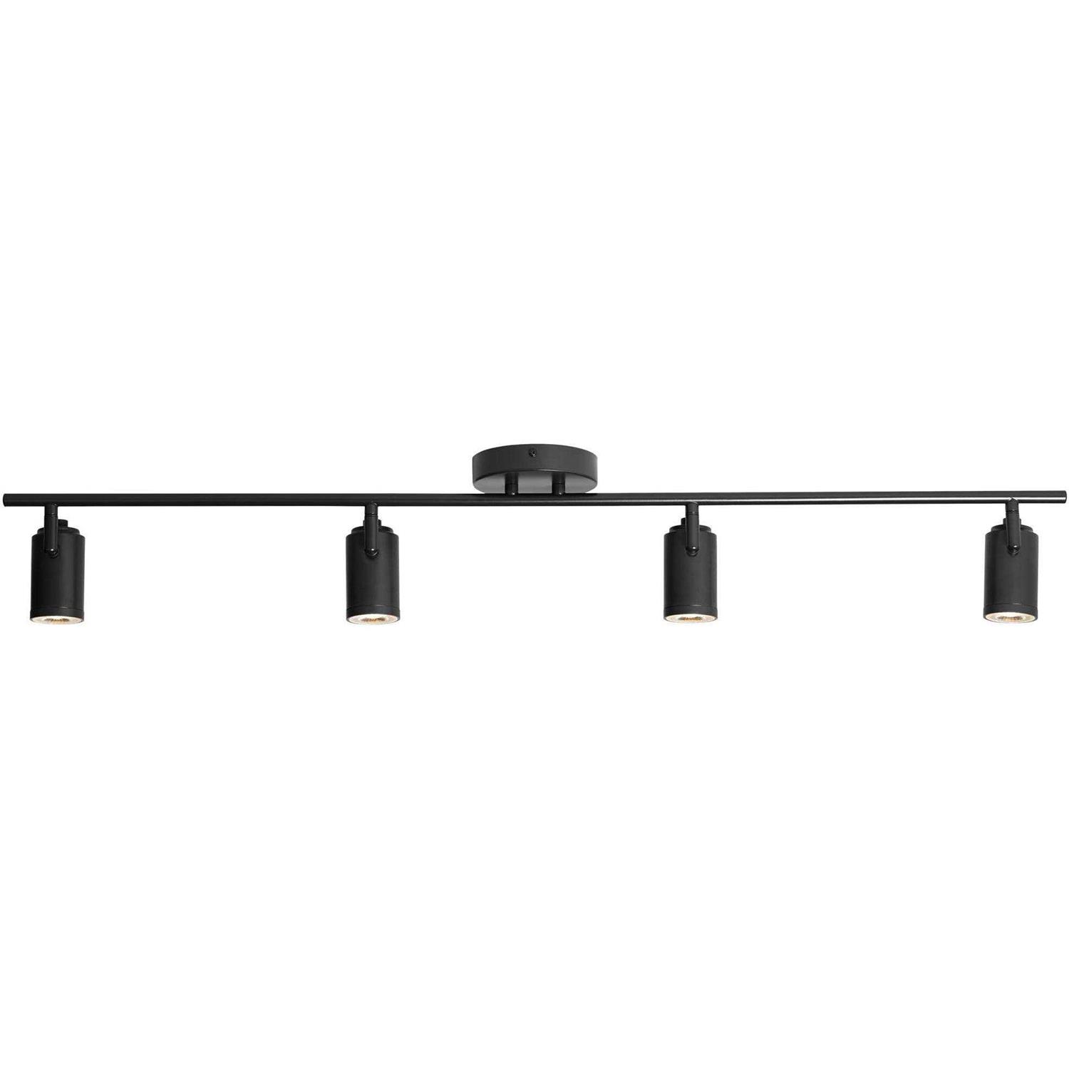 Pro Track Vester 4-Head LED Ceiling Track Light Fixture Kit GU10 Spot Light - Image 2