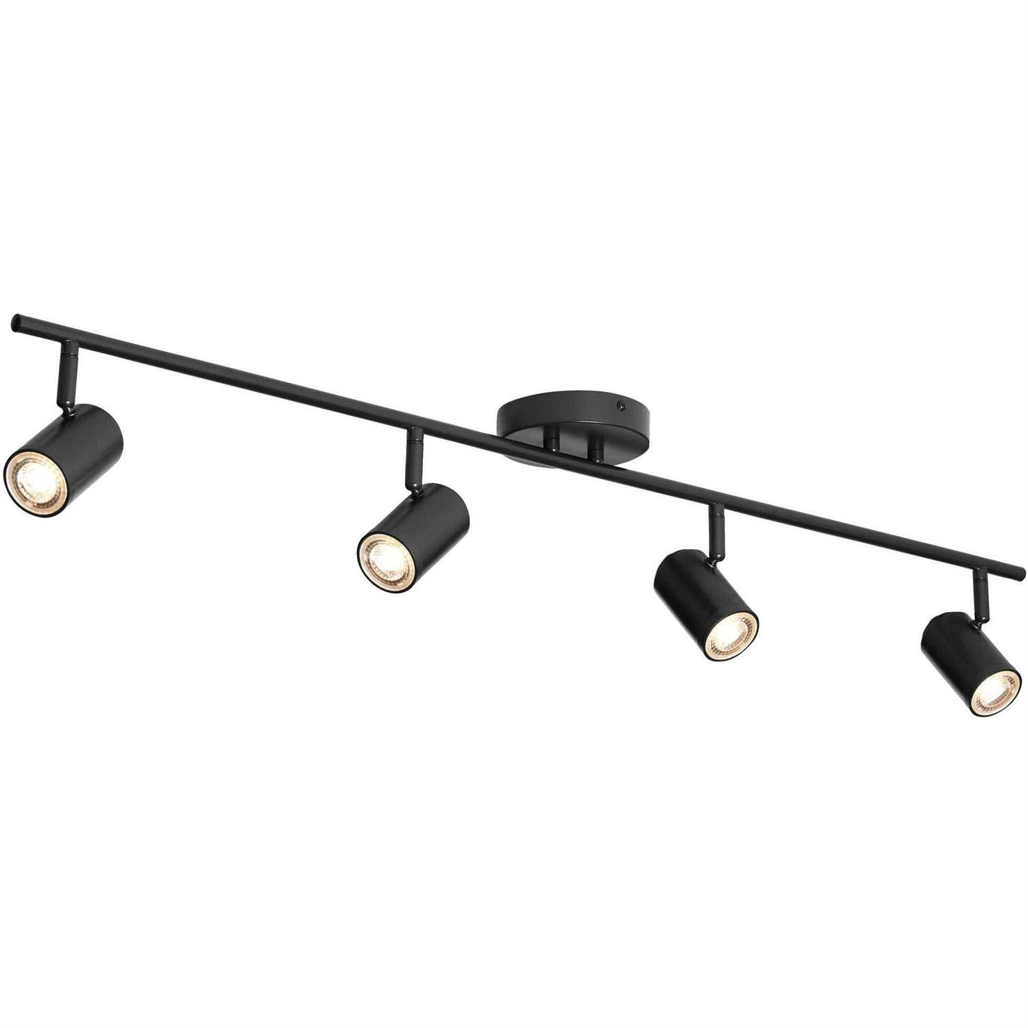 Pro Track Vester 4-Head LED Ceiling Track Light Fixture Kit GU10 Spot Light - Image 5